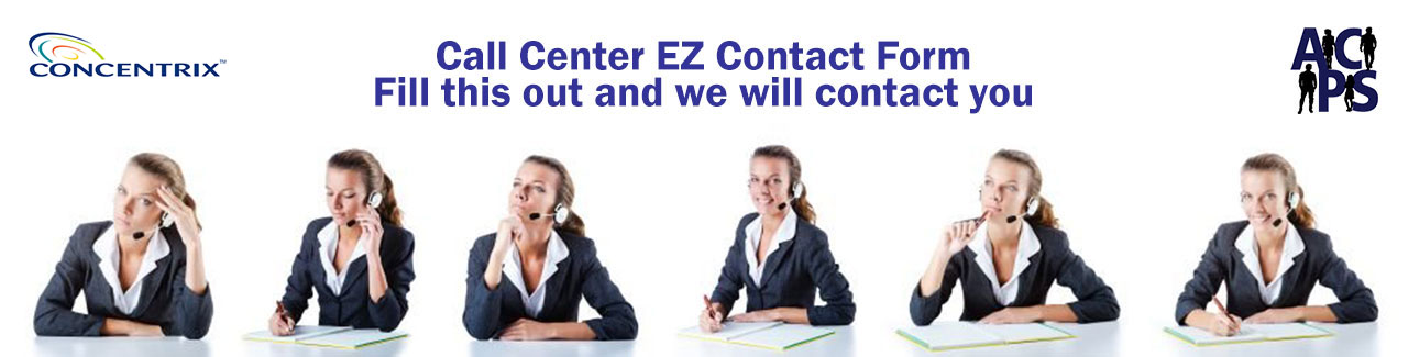 Call Center EZ Contact Form
